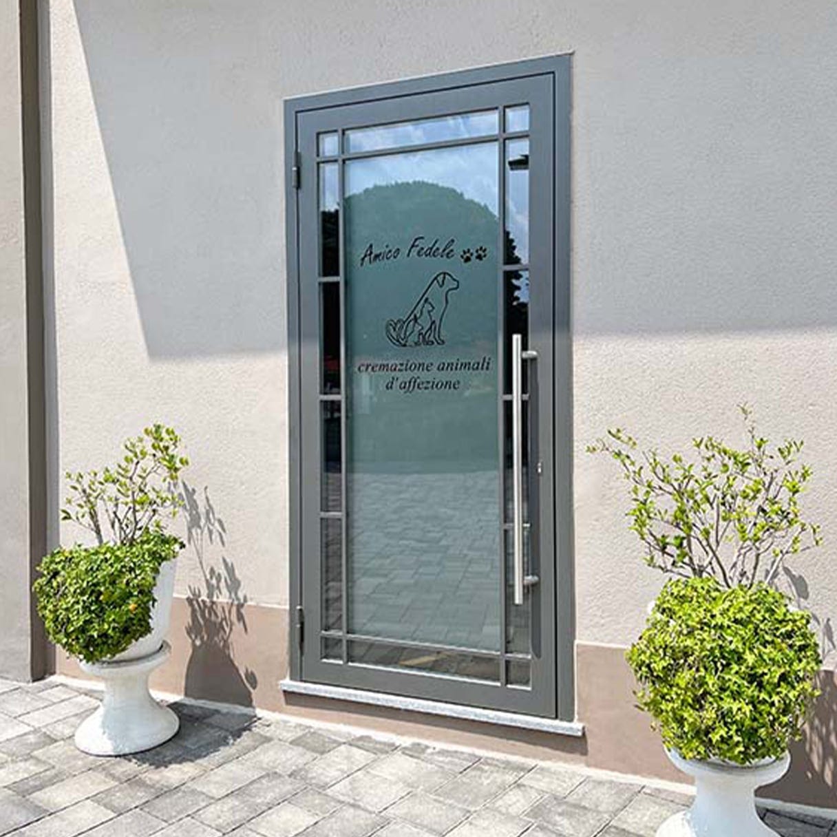 Porta d'ingresso dell'associazione Amico Fedele